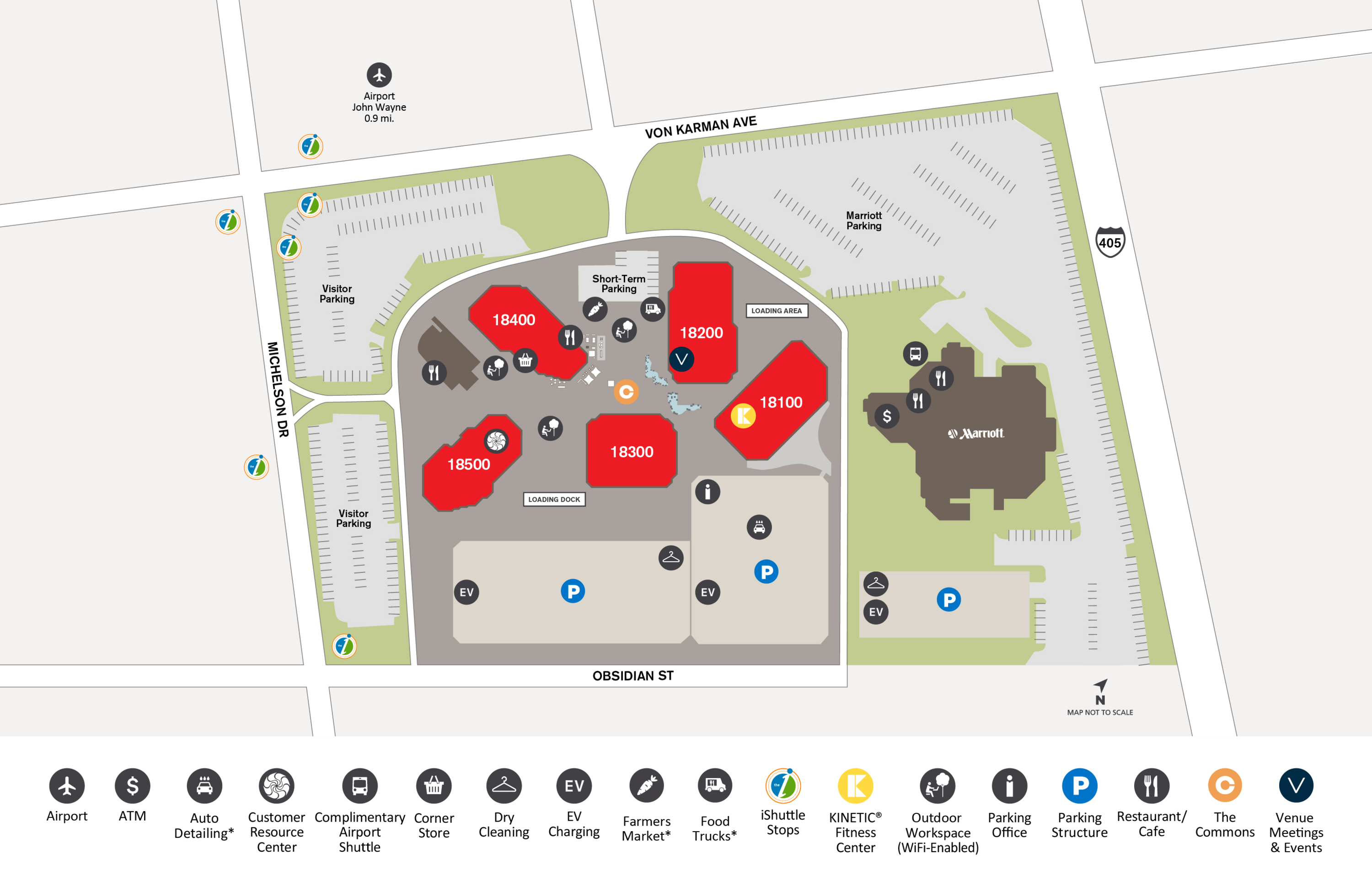Site Map for Customer Page at Irvine Towers