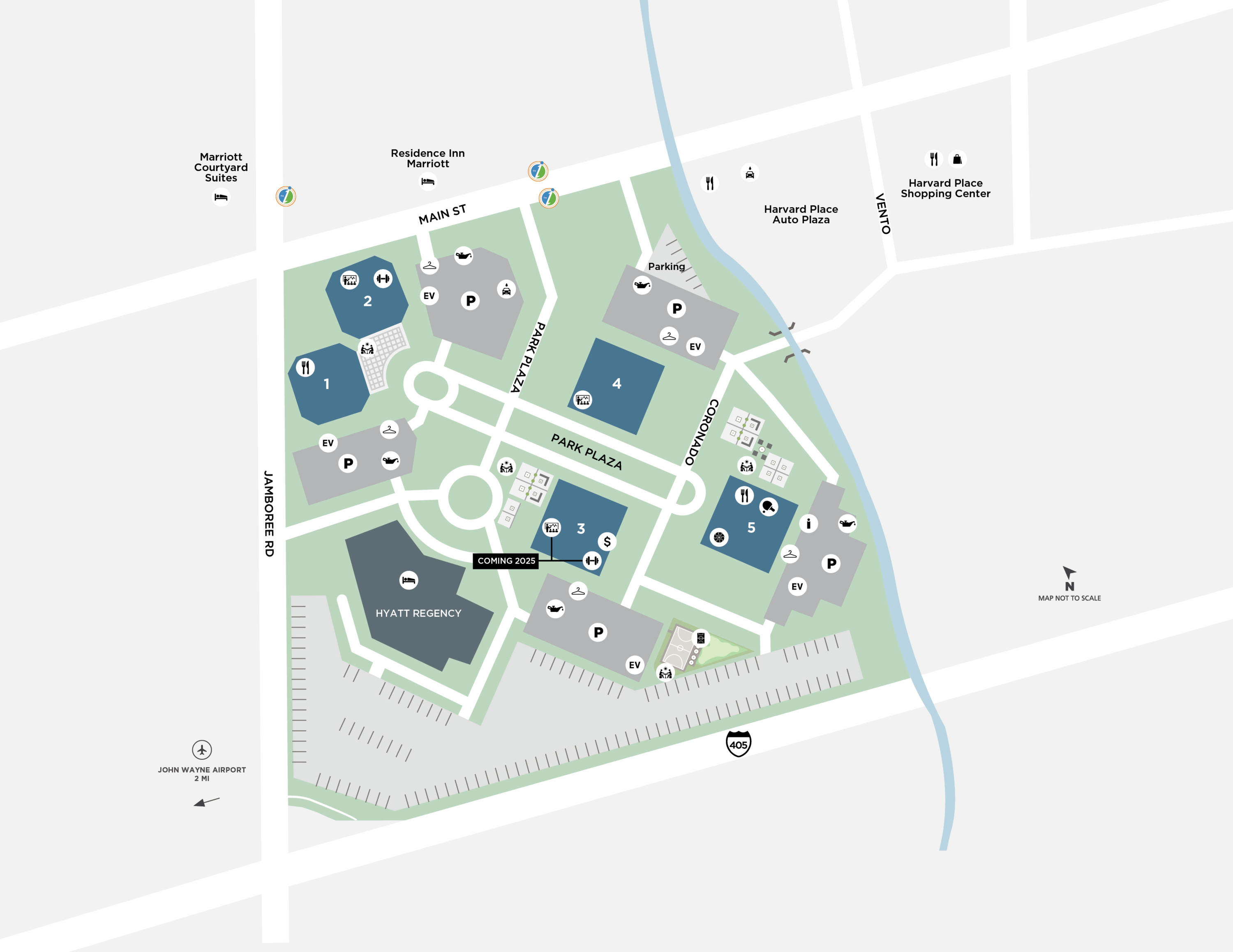 Jamboree Center Site Map