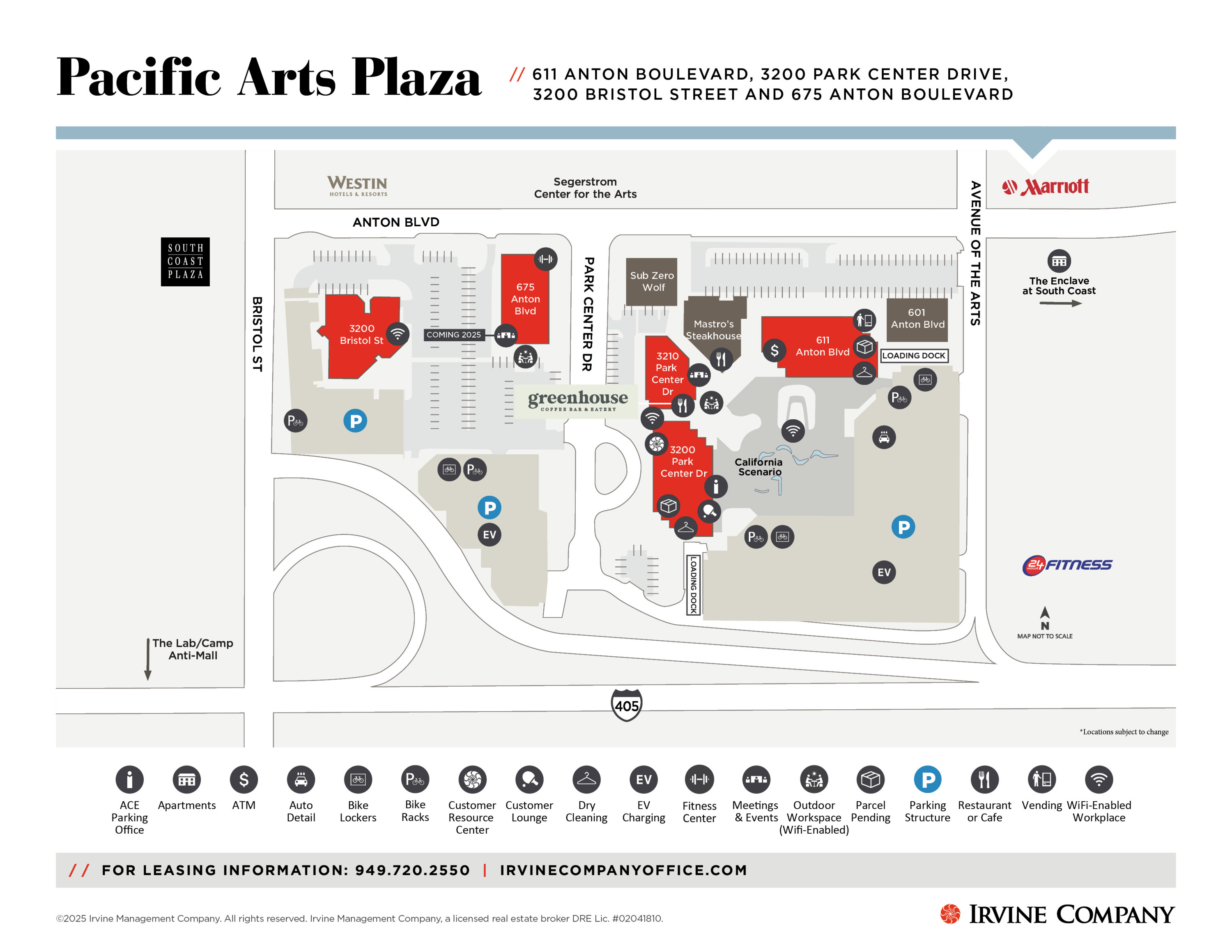 Pacific Arts Plaza - Site Map