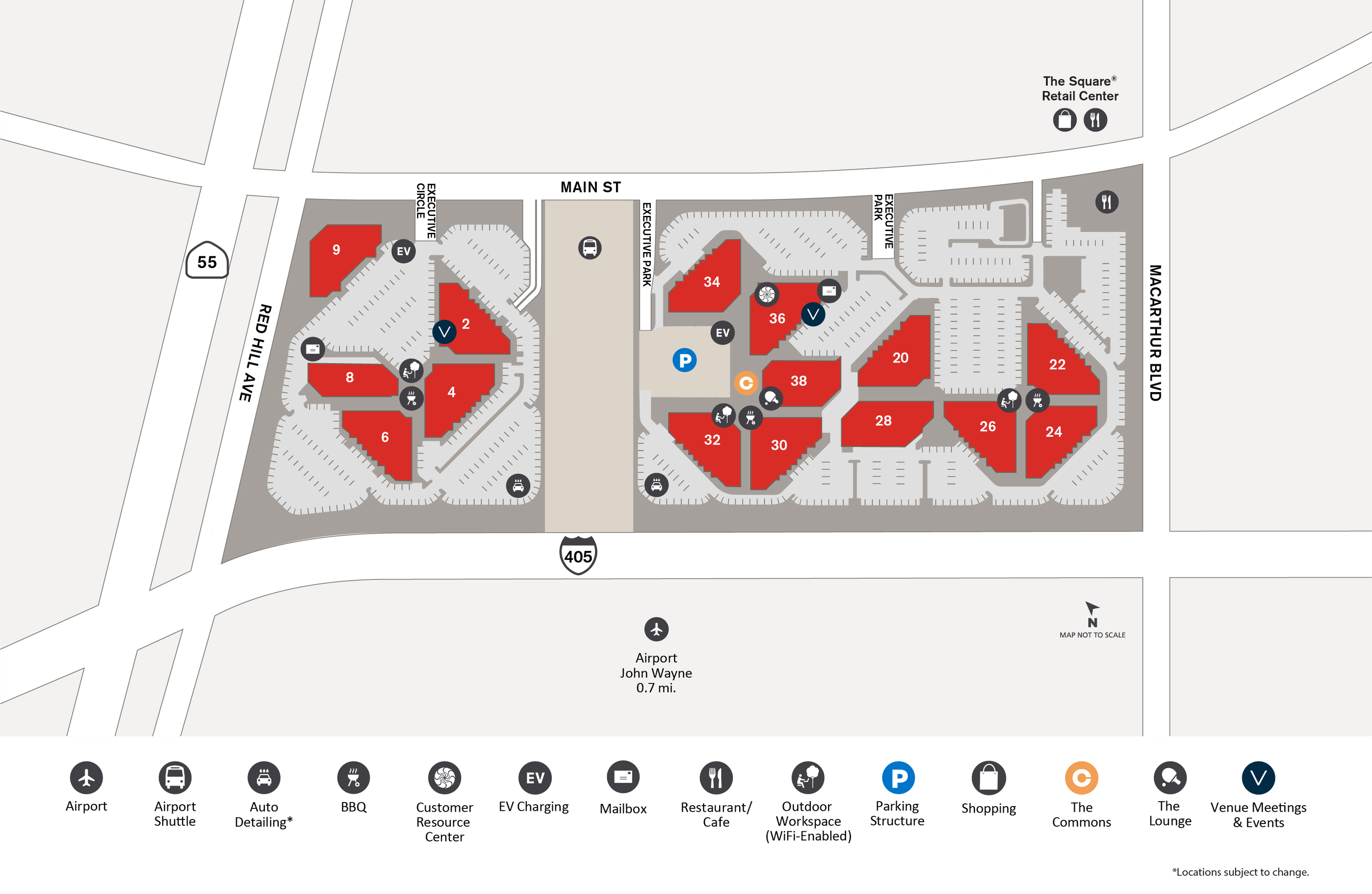 Venture Park Site Map