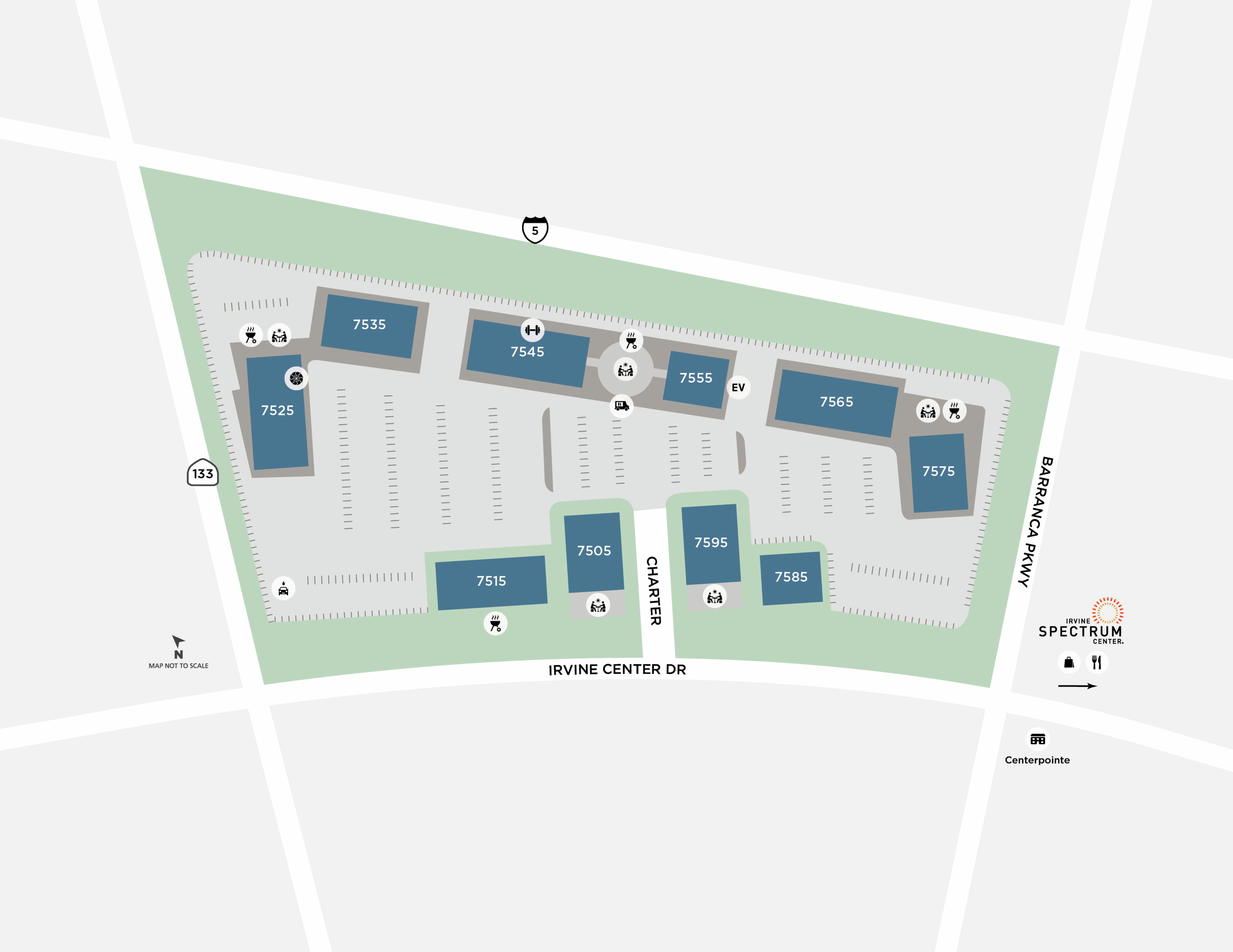 Irvine Business Center Site Map