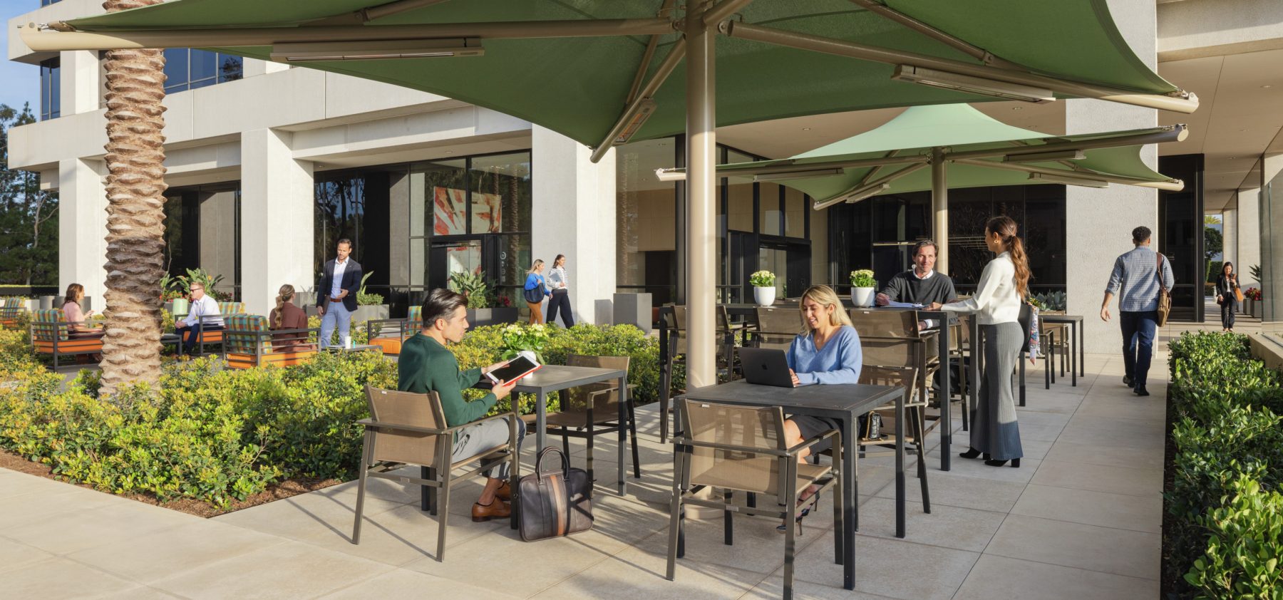Exterior photography of 680 Newport Center Drive in Newport Beach, CA.