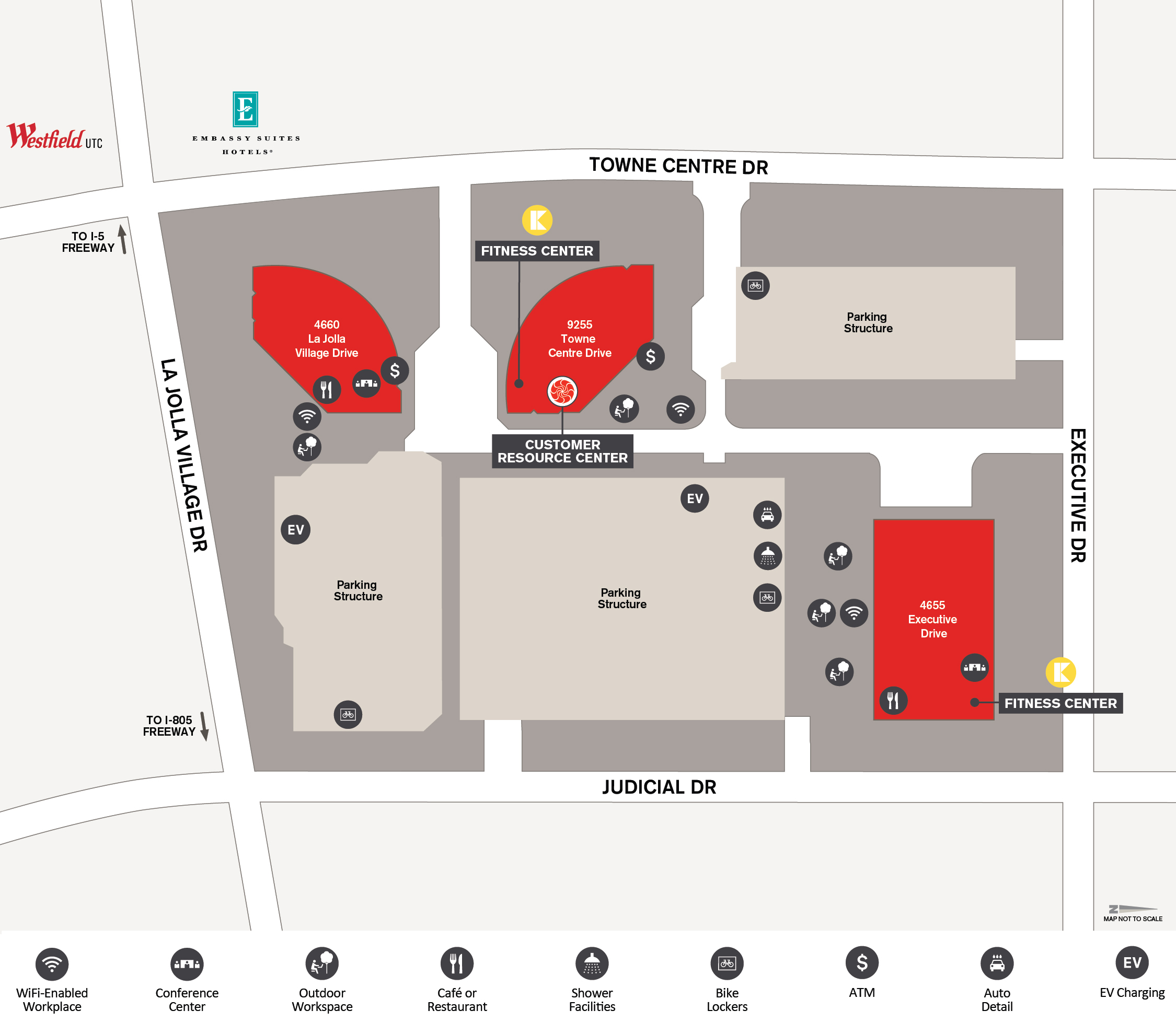 La Jolla Center - Site Map