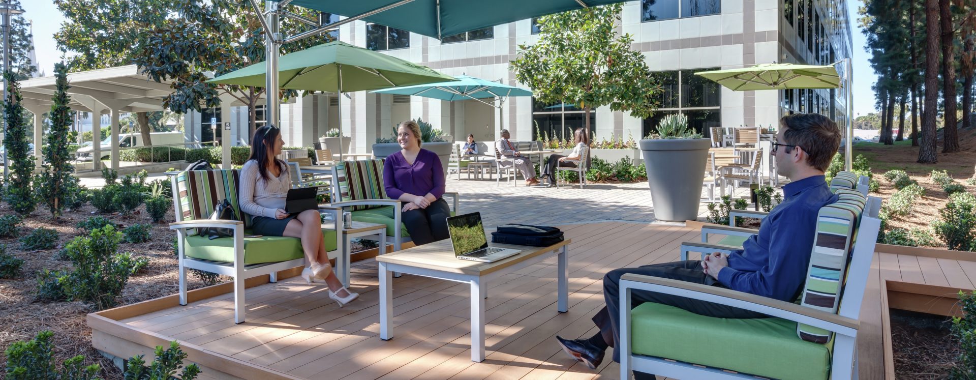 Outdoork Workspace - Nobel Plaza - 3636 Nobel Drive  San Diego, CA 92122