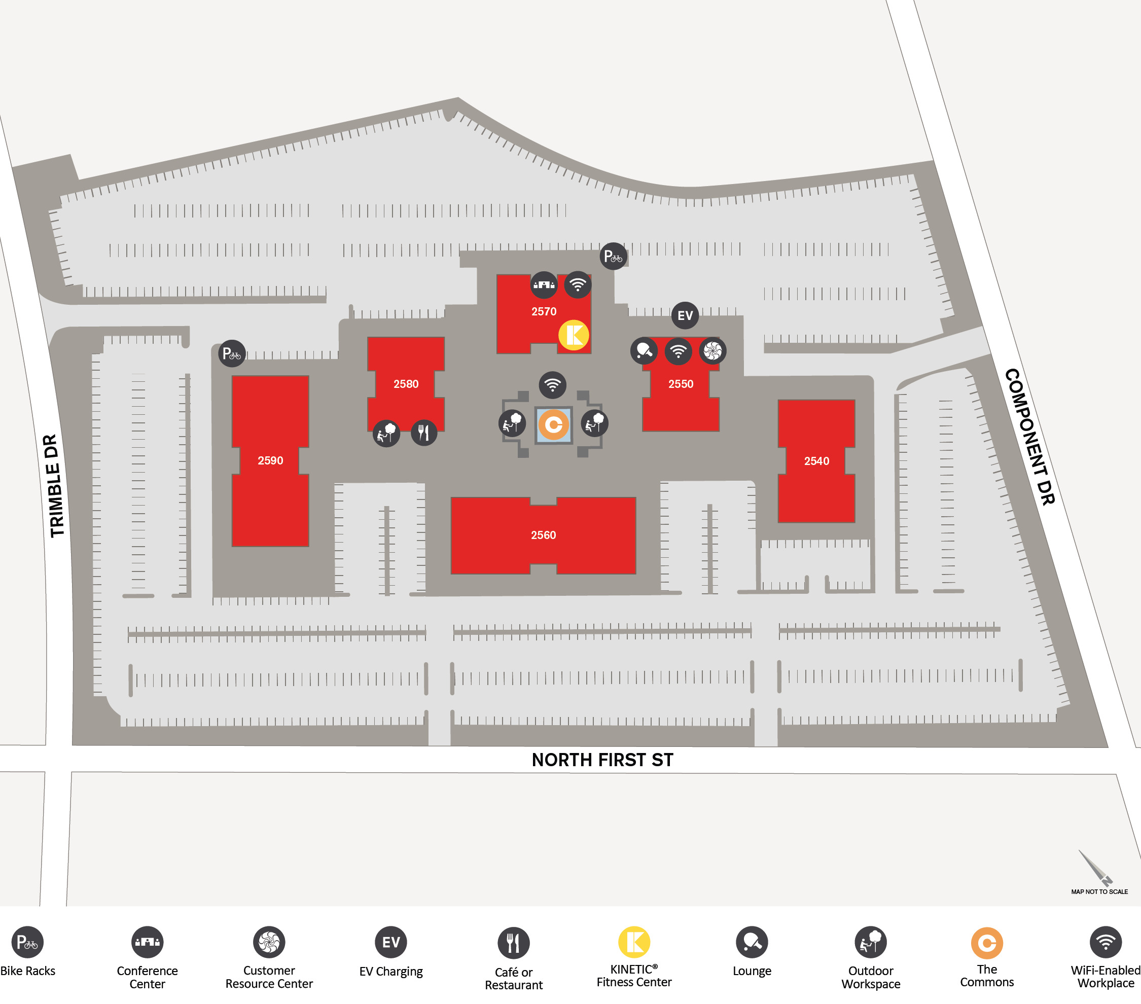 Silicon Valley Center Amenity Map