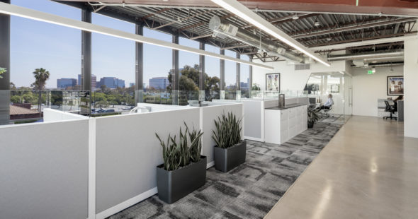 Customer suite photography of Talonvest, located at The Launch - 18600 MacArthur Boulevard, Suite 320 in Irvine, CA