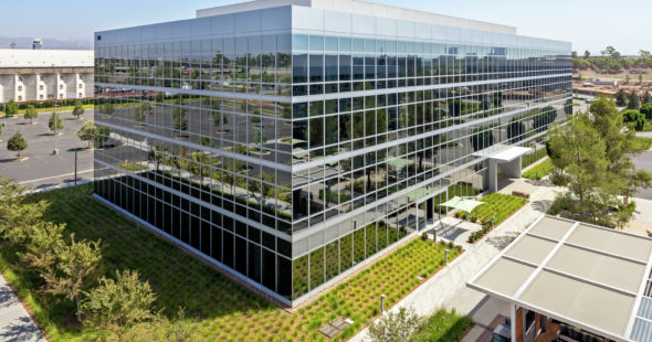 Hero building photography of 500 Technology Drive - The Quad at Discovery Park in Irvine, CA