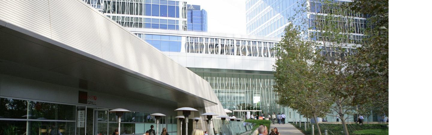 Photograhy of dining and outdoor areas near Fox Plaza in Los Angeles, CA