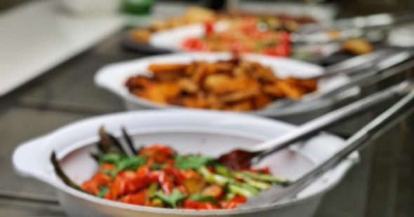 Example of food offerings available at The Exchange at 71 South Wacker in Chicago, IL