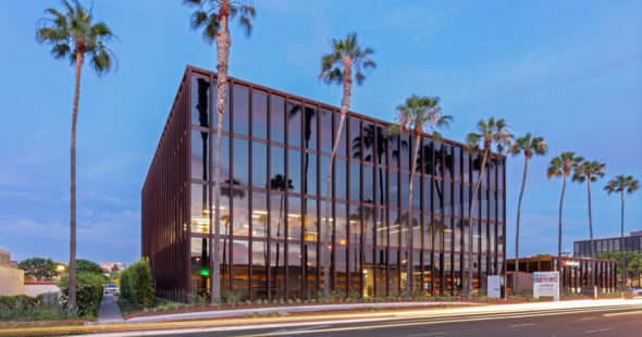 Exterior building photography of The Launch in Irvine, CA