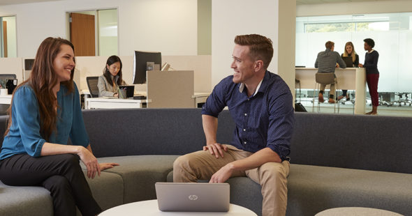 Photography of the ReadyNow office suite at Gateway at Torrey Hills in San Diego, CA