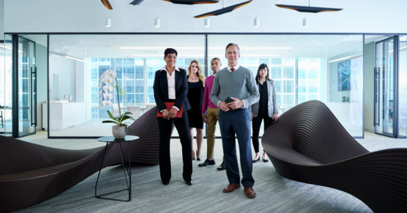 Interior suite photography of an office in 71 South Wacker, Chicago, IL