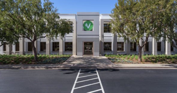 Exterior building photography of The Vine at UCI Research Park in Irvine, CA