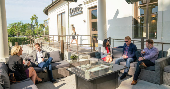 Lifestyle photography of Irvine Towers - Davio's Northern Italian Steakhouse in Irvine, CA