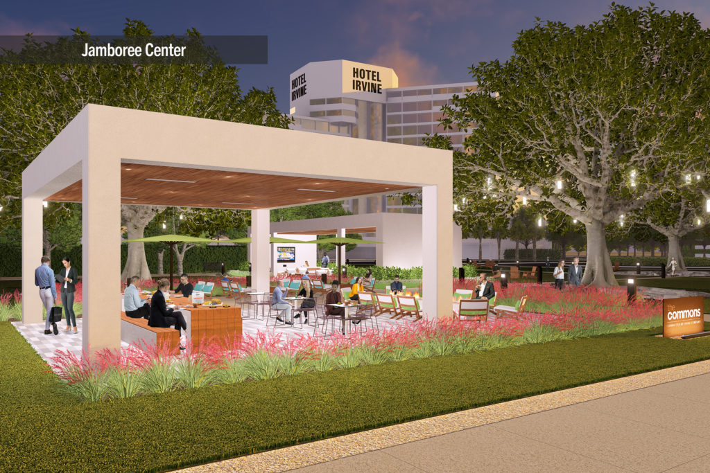 Rendering of The Commons at Jamboree Center in Irvine, CA