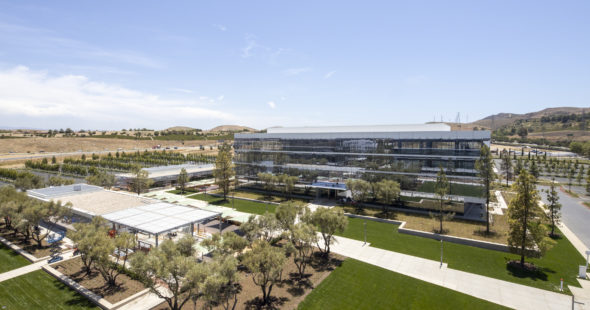 Aerial photography of Spectrum Terrace in Irvine, CA