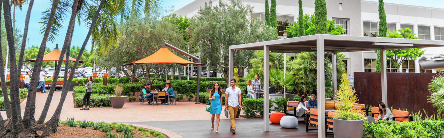 Lifestyle photography of The Commons at Discovery Park in Irvine, CA