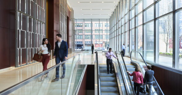 View of the lobby interior