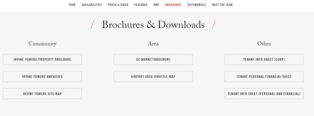 Brochures and Downloads
