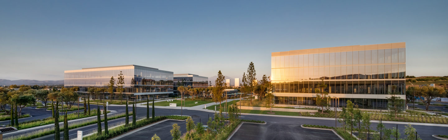 Exterior view of Spectrum Center at Irvine Spectrum in Irvine, CA.