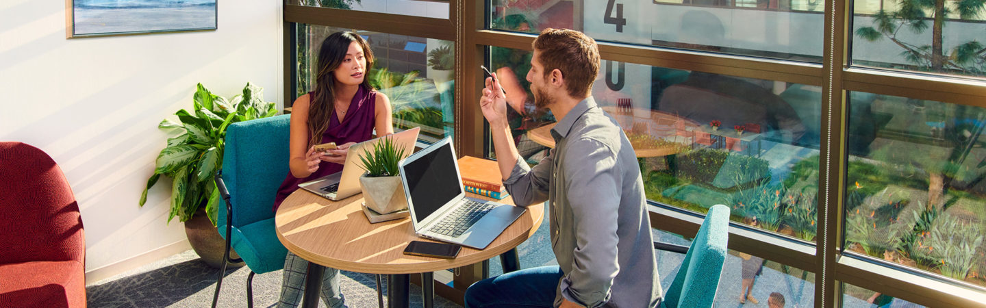 Office suite overlooking pathline at Innovation Office Park