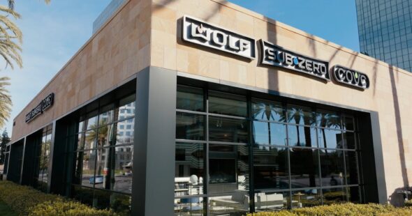 Sub-Zero showroom at Pacific Arts Plaza in Costa Mesa, CA.